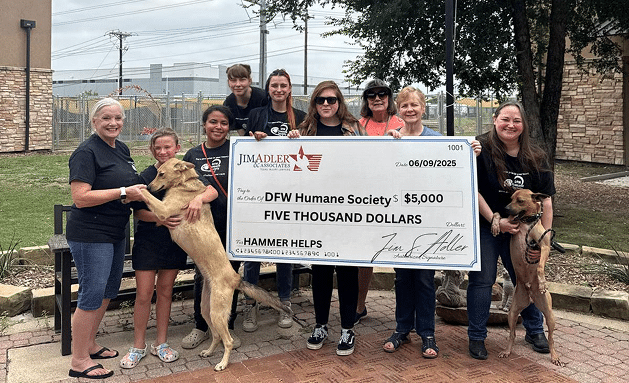 DFW Humane Society Check Reward
