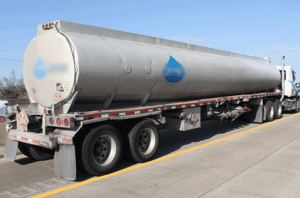 Gas Tanker Truck